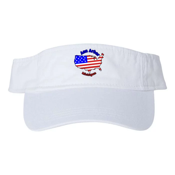 Ann Arbor Michigan Valucap Bio-Washed Visor