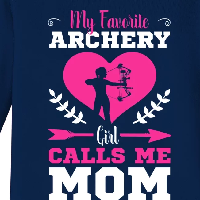 Archer Archery Mom Toxophilite Bow Bow Arrow Mother's Day Meaningful Gift Baby Long Sleeve Bodysuit