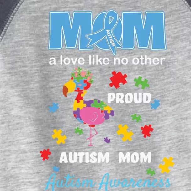 Autism Awareness Mom Mother Love Proud Autism Mama Flamingo Great Gift Toddler Fine Jersey T-Shirt