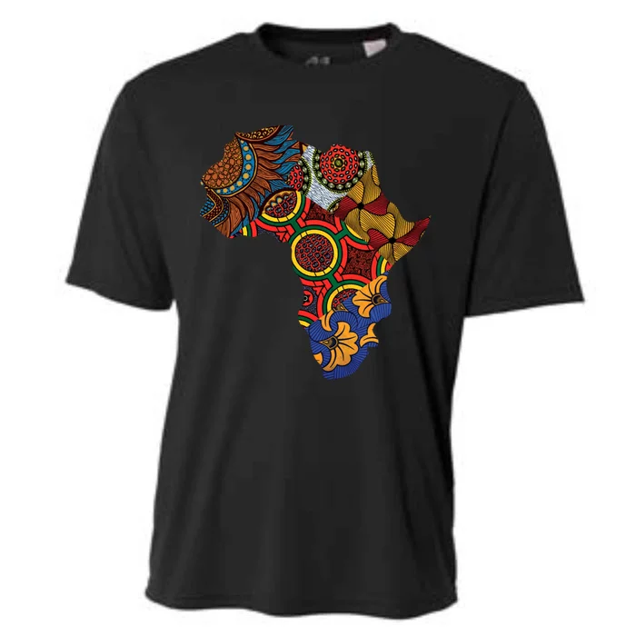 Ankara African Map By Berts Great Gift Cooling Performance Crew T-Shirt