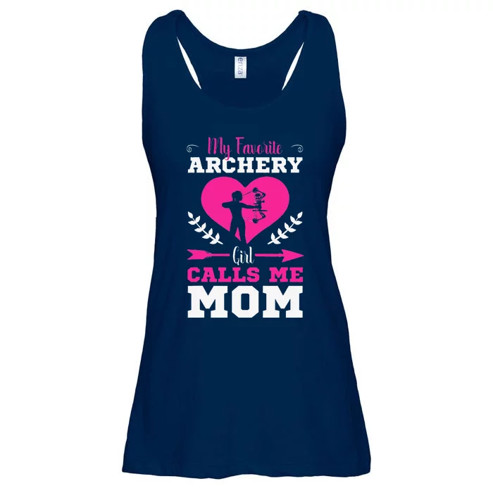 Archer Archery Mom Toxophilite Bow Bowmen Arrow Mother's Day Ladies Essential Flowy Tank