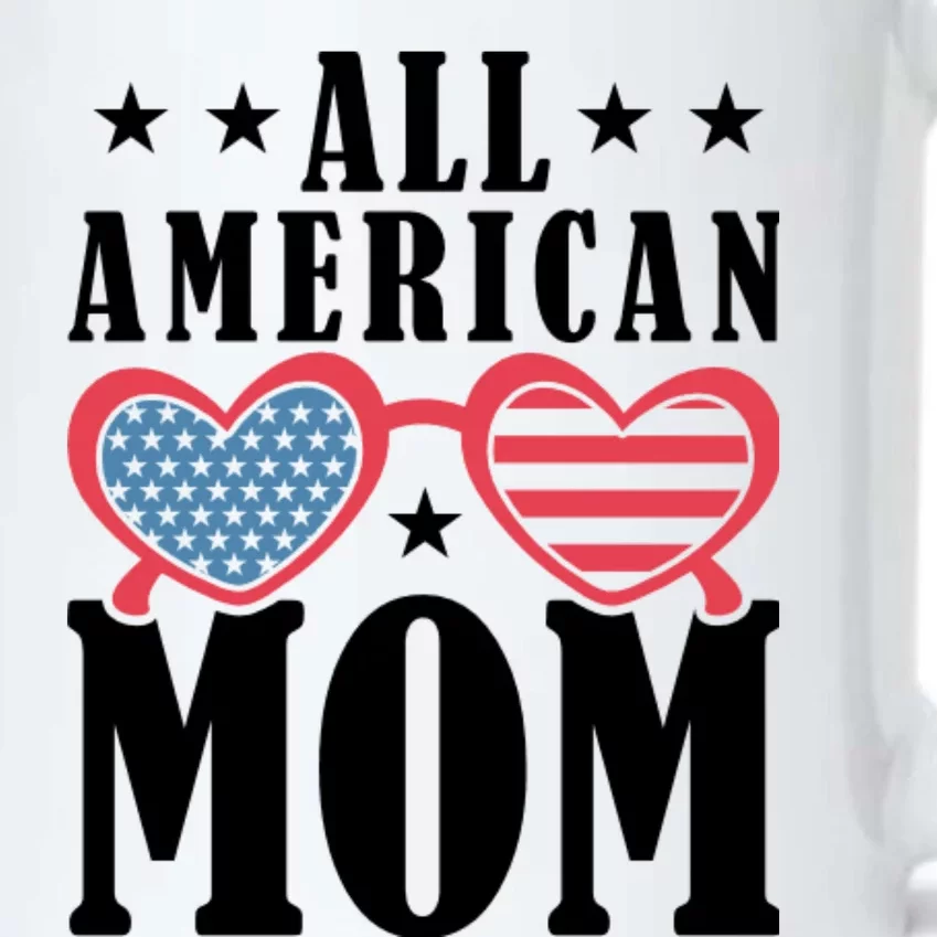 All American Mom Black Color Changing Mug