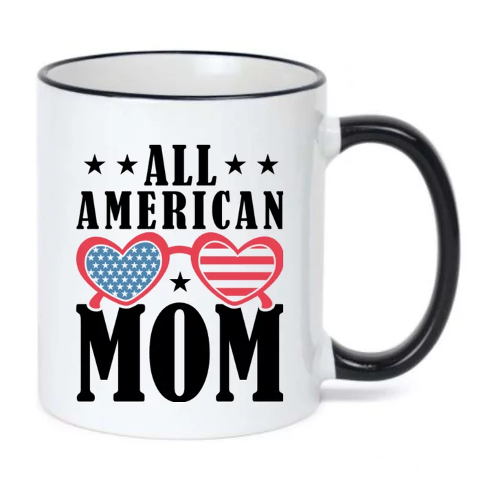 All American Mom Black Color Changing Mug