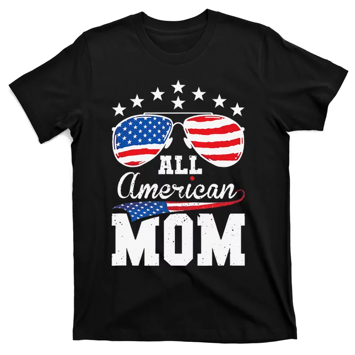 All American Mom 4th of July Matching Family T-Shirt