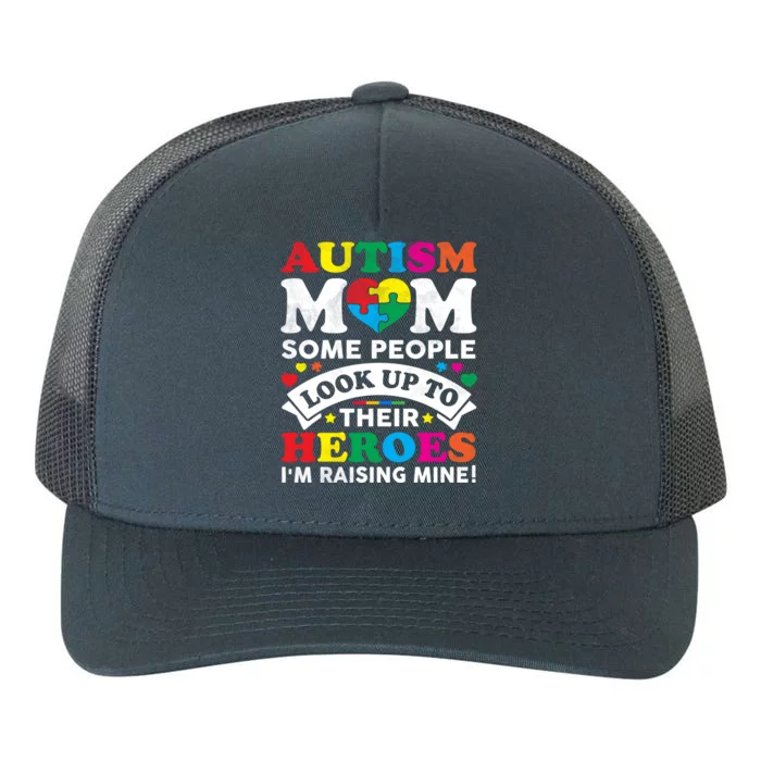 Autism Awareness Mom MotherS Day Proud Autism Mom Funny Gift Yupoong Adult 5-Panel Trucker Hat