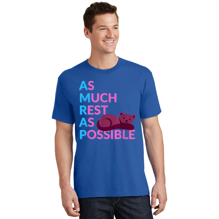 AMRAP As Much Rest As Possible Funny Motivation T-Shirt