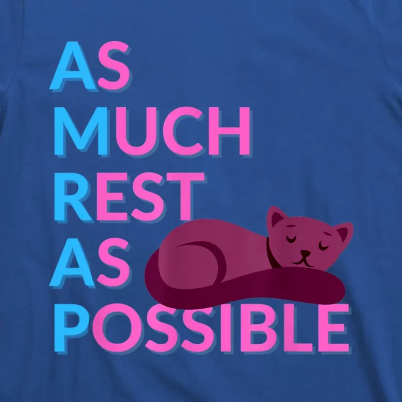 AMRAP As Much Rest As Possible Funny Motivation T-Shirt