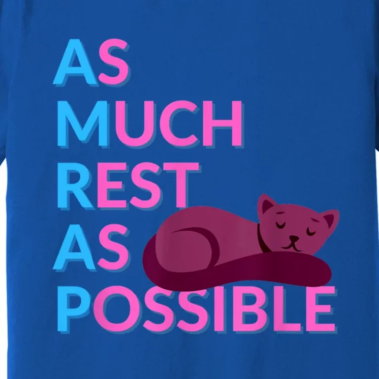 AMRAP As Much Rest As Possible Funny Motivation Premium T-Shirt