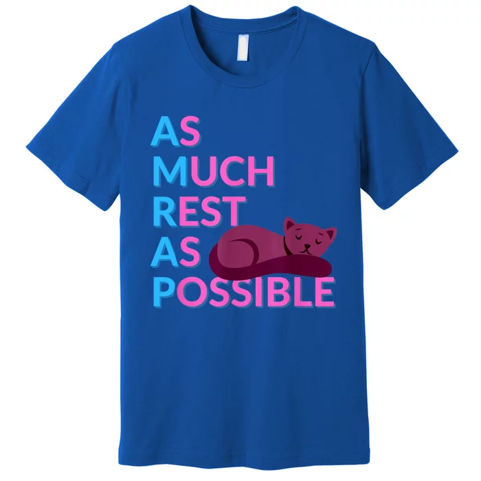 AMRAP As Much Rest As Possible Funny Motivation Premium T-Shirt