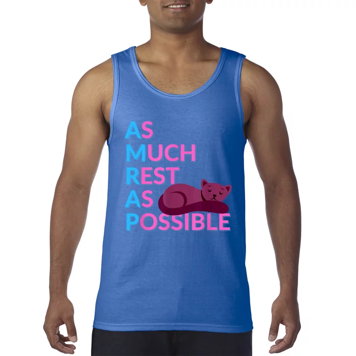 AMRAP As Much Rest As Possible Funny Motivation Tank Top