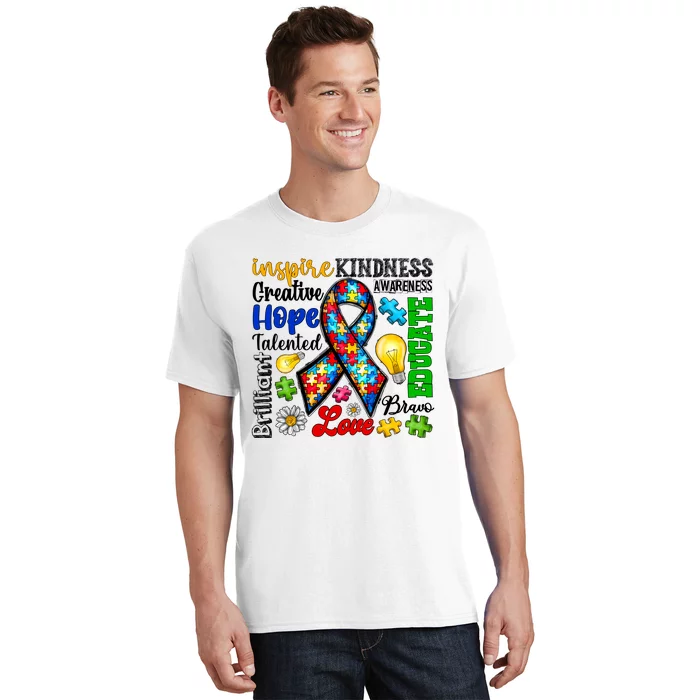 Autism Awareness Mashup Logo T-Shirt