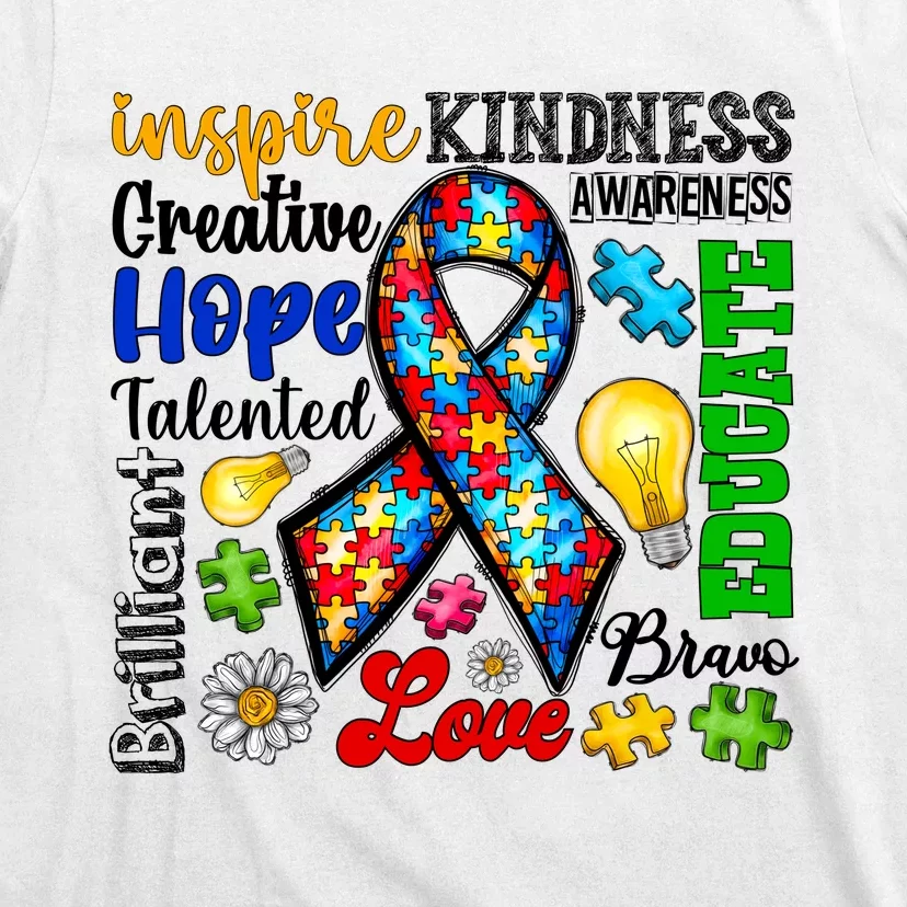 Autism Awareness Mashup Logo T-Shirt