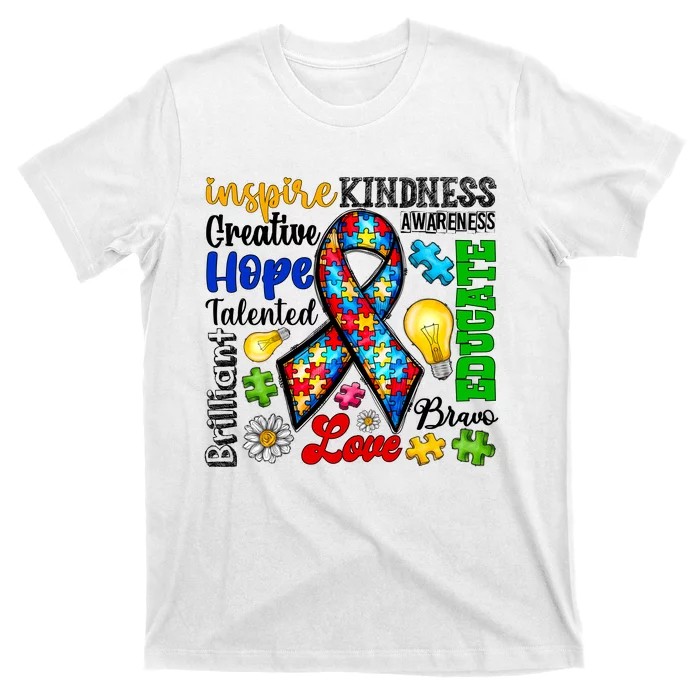 Autism Awareness Mashup Logo T-Shirt