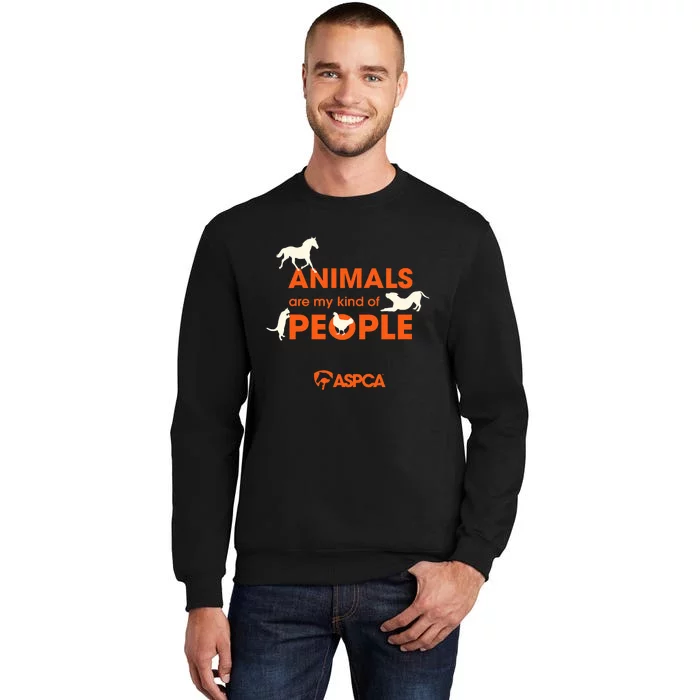 Animals Are My Kind Of People Tall Sweatshirt