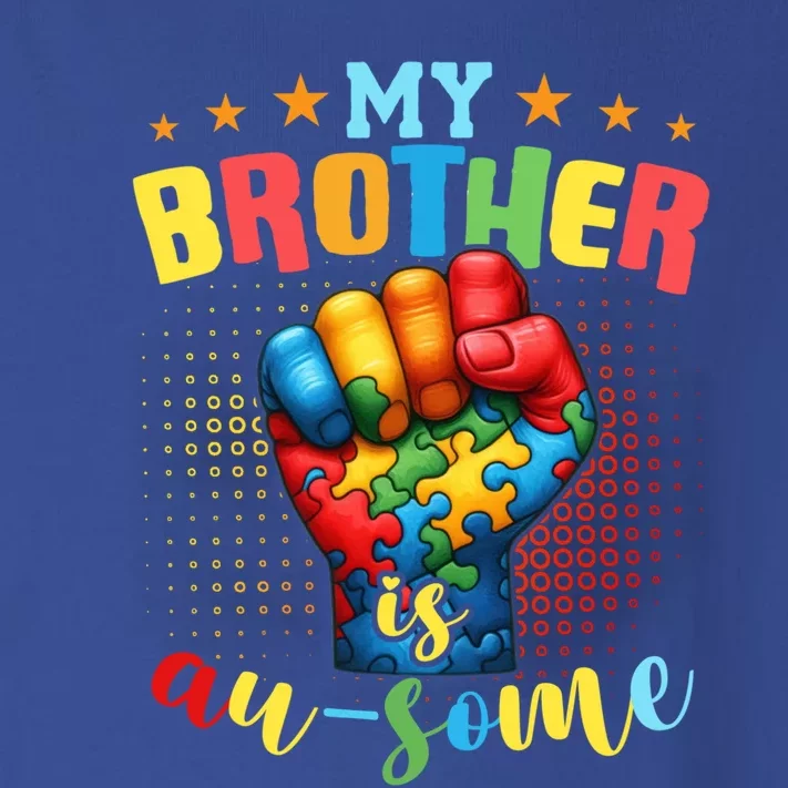 Autism Awareness Month And Brother Acceptance Autism Gift Toddler Long Sleeve Shirt