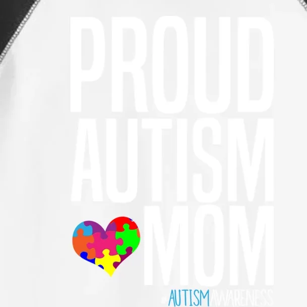 Autism Awareness Month Proud Autism Mom Gift Toddler Fine Jersey T-Shirt