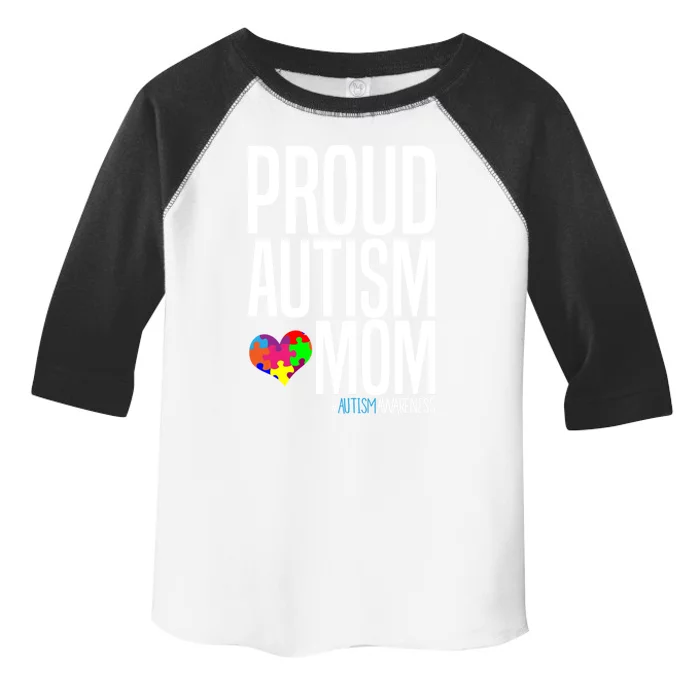 Autism Awareness Month Proud Autism Mom Gift Toddler Fine Jersey T-Shirt