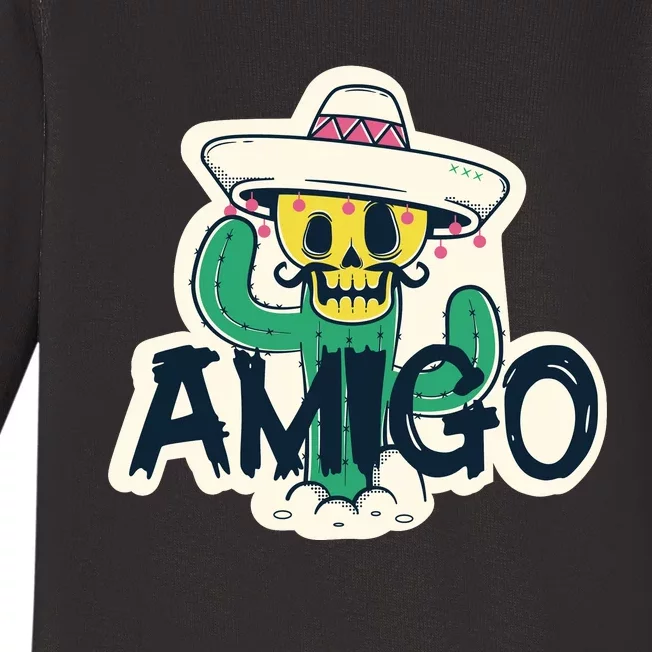 Amigo Baby Long Sleeve Bodysuit