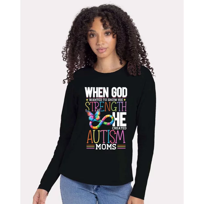 Autism Awareness Month And Mom Acceptance Autism Gift Womens Cotton Relaxed Long Sleeve T-Shirt