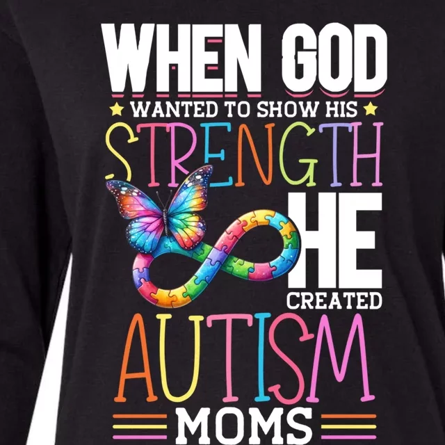 Autism Awareness Month And Mom Acceptance Autism Gift Womens Cotton Relaxed Long Sleeve T-Shirt