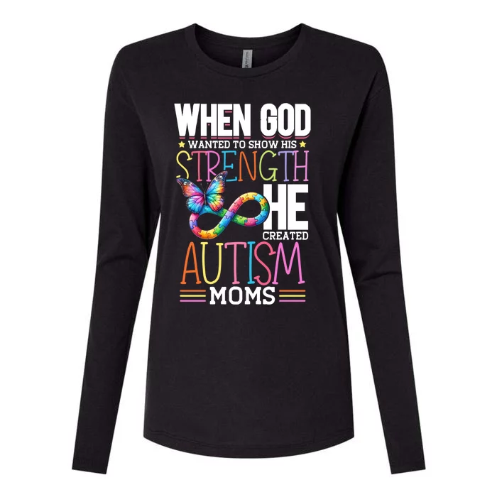 Autism Awareness Month And Mom Acceptance Autism Gift Womens Cotton Relaxed Long Sleeve T-Shirt