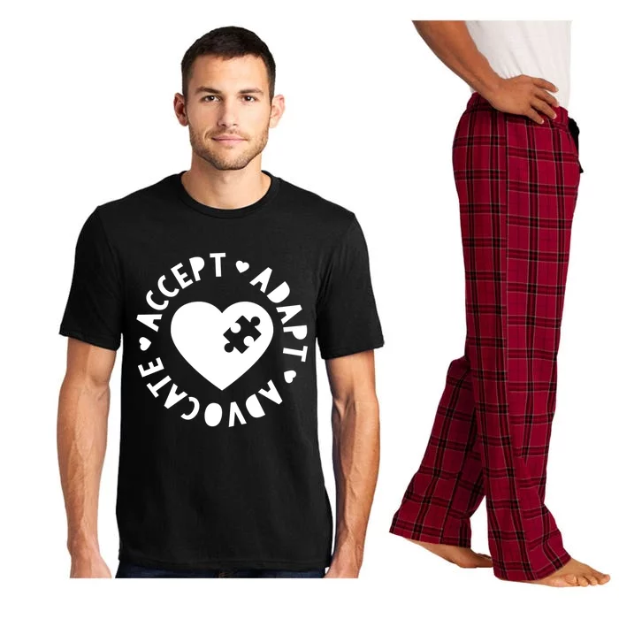 Autism Awareness Month Accept Adapt Advocate Autism Gift Meaningful Gift Pajama Set