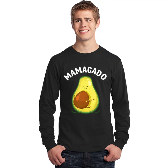 Avocado Art Mama Mom Vegan Guacamole Avocado Lover Long Sleeve Shirt