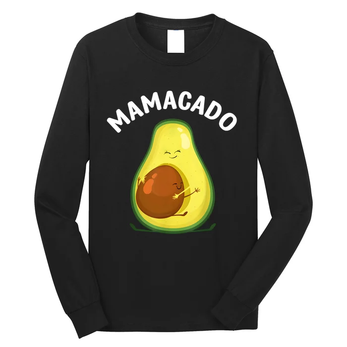 Avocado Art Mama Mom Vegan Guacamole Avocado Lover Long Sleeve Shirt