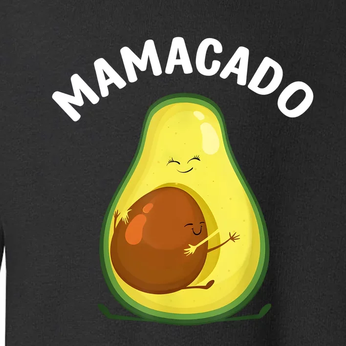 Avocado Art Mama Mom Vegan Guacamole Avocado Lover Toddler Sweatshirt