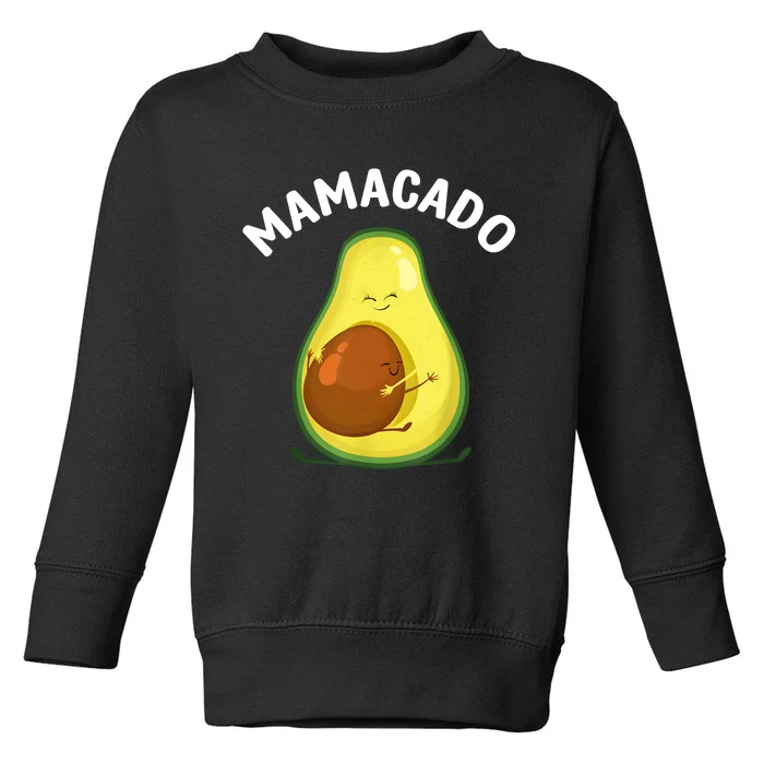 Avocado Art Mama Mom Vegan Guacamole Avocado Lover Toddler Sweatshirt