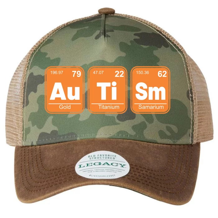 Autistic Awareness Month Elets Periodic Table Autism Day Cool Gift Legacy Tie Dye Trucker Hat