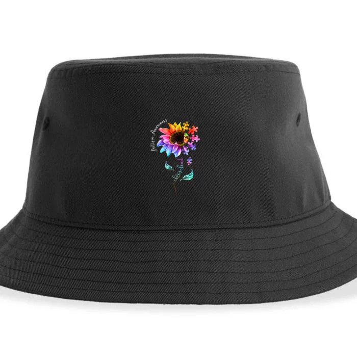 Autism Awareness Mom Choose Kind Autism Gift Sustainable Bucket Hat