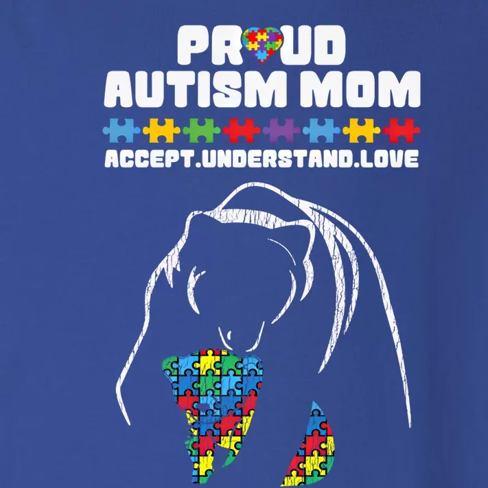 Autism Awareness Mom Proud Autistic Son Daughter Mama Bear Gift Toddler Long Sleeve Shirt