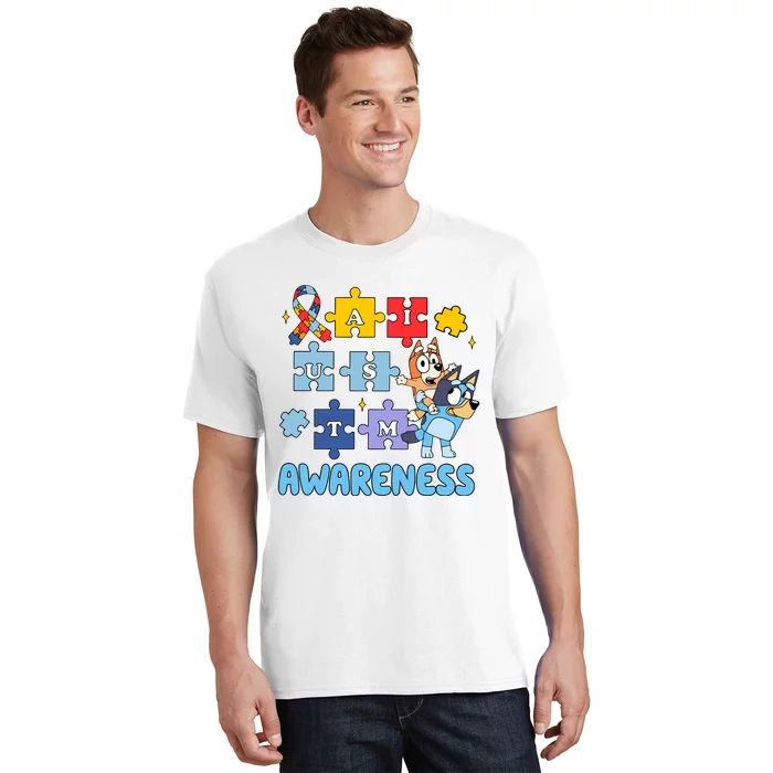 Autism Awareness Month Supporter Dog Lover T-Shirt