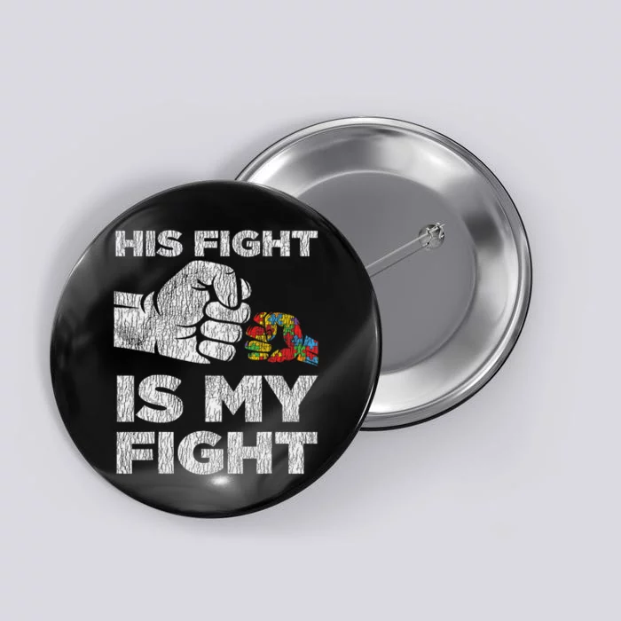 Autism Awareness Mom Dad Parents Autistic Awareness Button