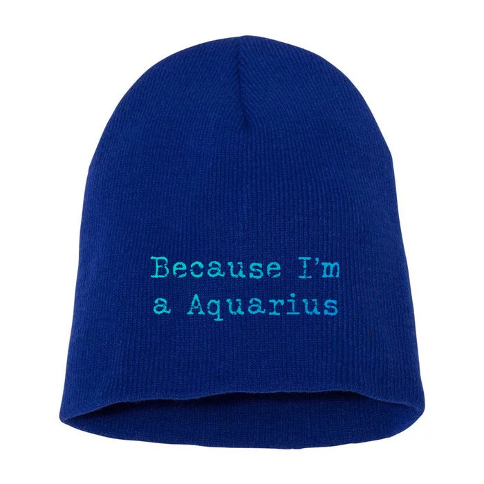 Aquarius Astrology Meaningful Gift Funny Aquarius Gift Great Gift Short Acrylic Beanie