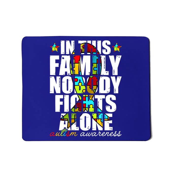 Autism Awareness Month Family Support Mom Son Daughter Gift Mousepad