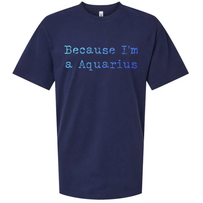 Aquarius Astrology Meaningful Gift Funny Aquarius Gift Great Gift Sueded Cloud Jersey T-Shirt