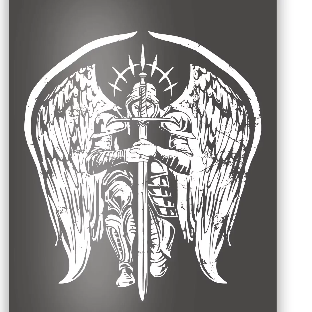 Angel Archangel Michael Warrior Poster