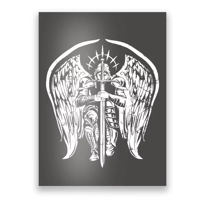 Angel Archangel Michael Warrior Poster