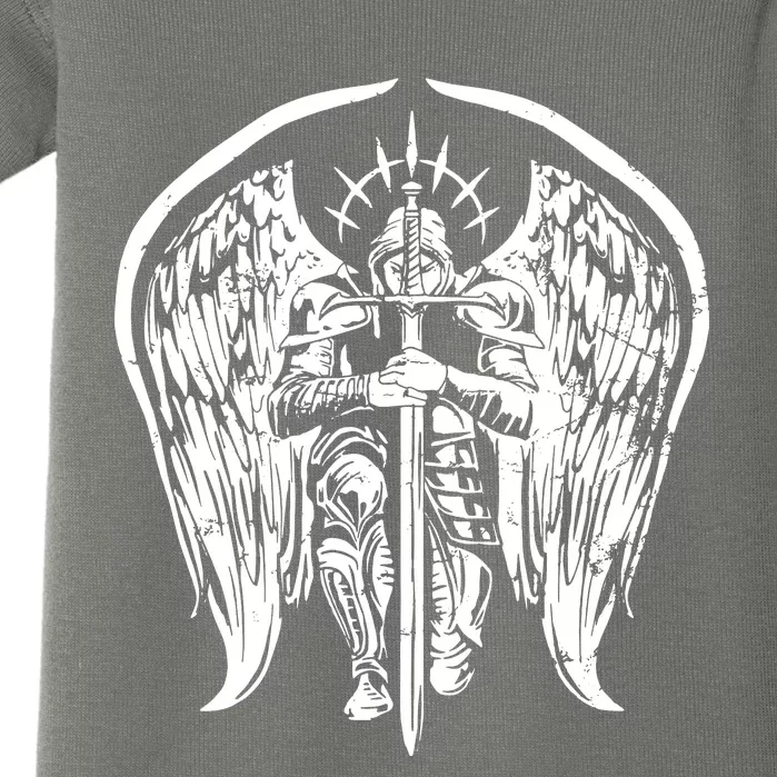 Angel Archangel Michael Warrior Baby Bodysuit