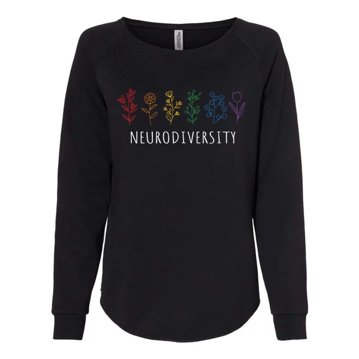 Autism Awareness Neurodiversity Autistic Pride Womens California Wash Sweatshirt