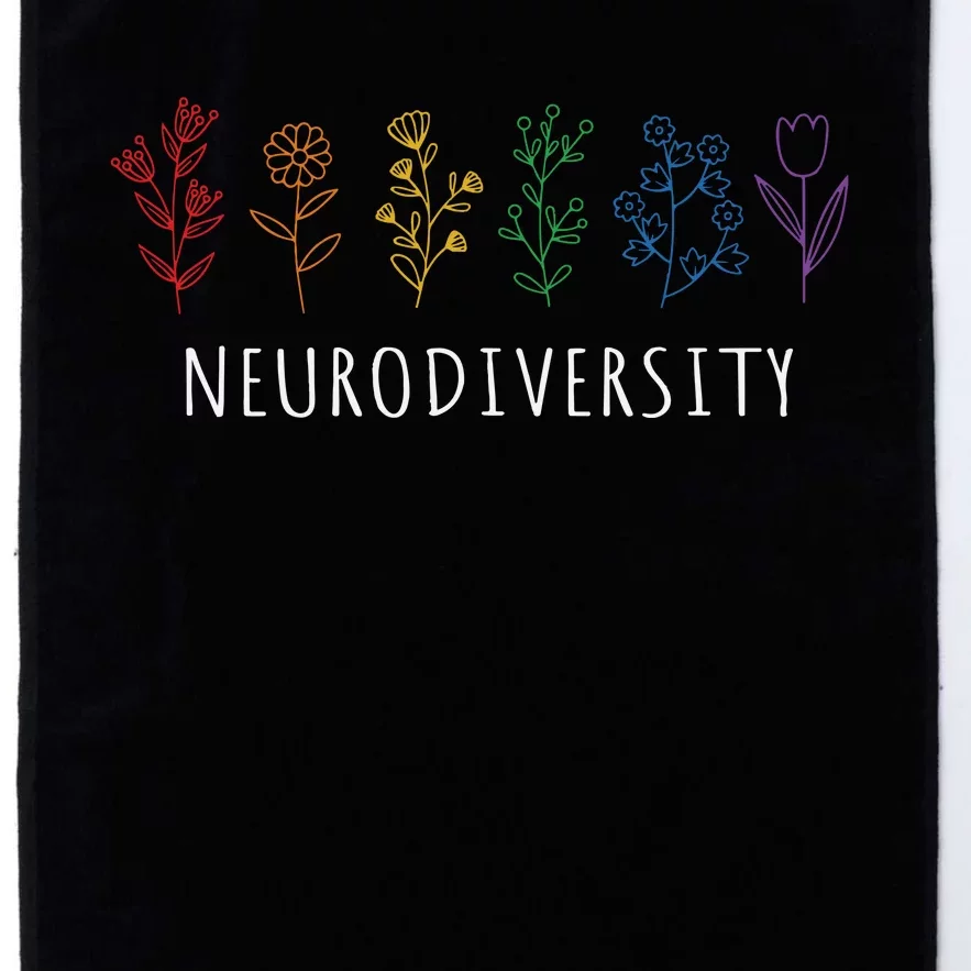 Autism Awareness Neurodiversity Autistic Pride Platinum Collection Golf Towel