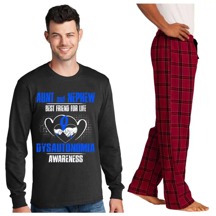 Aunt And Nephew Best Friend Of Life Dysautonomia Awareness Gift Long Sleeve Pajama Set