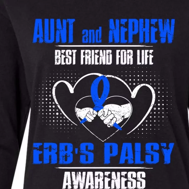 Aunt And Nephew Best Friend Of Life Erbs Palsy Awareness Gift Womens Cotton Relaxed Long Sleeve T-Shirt