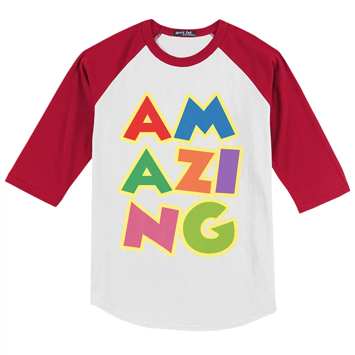 AM AZI NG Premium Kids Colorblock Raglan Jersey