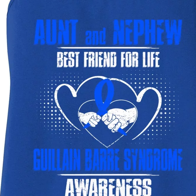 Aunt And Nephew Best Friend Of Life Guillain Barre Syndrome Cool Gift Women's Racerback Tank