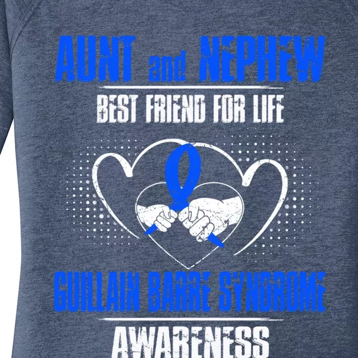 Aunt And Nephew Best Friend Of Life Guillain Barre Syndrome Cool Gift Women's Perfect Tri Tunic Long Sleeve Shirt