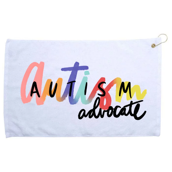 Autism Advocate Neurodiversity Autism Awareness Grommeted Golf Towel