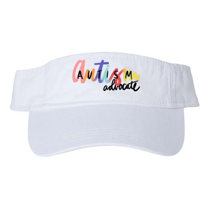 Autism Advocate Neurodiversity Autism Awareness Valucap Bio-Washed Visor